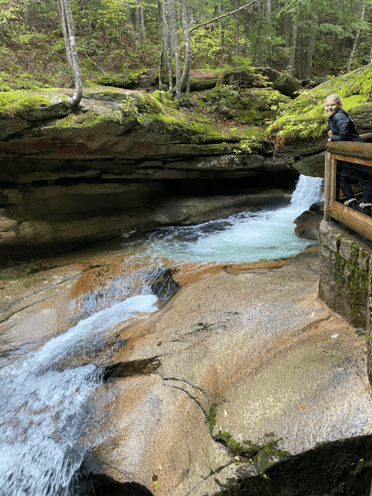  Avalanche Fall at the Flume Gorge, NH