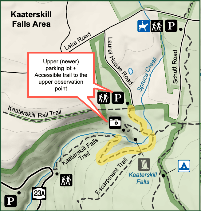 Kaaterskill Falls Trail Map