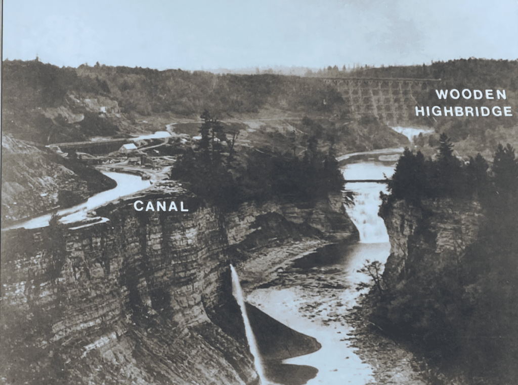 Letchworth State Park wooden bridge