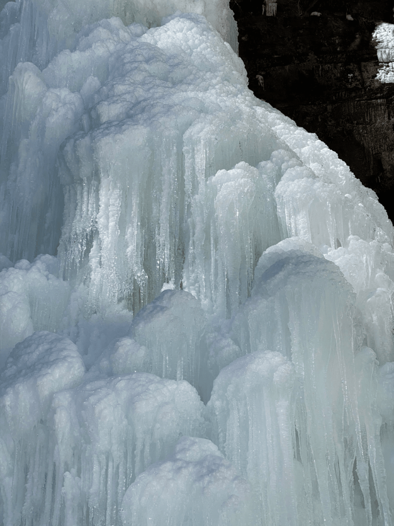 Plattekill Falls ice cascades