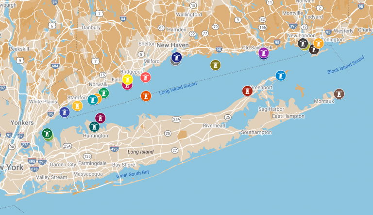 22+ Lighthouses We Sailed to in Long Island Sound (+Map)